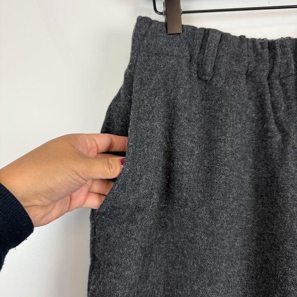 Sage De Cret Wool Blend Mens Slim Ankle Pull-On Pants Gray Japan - S - Picture 3 of 10